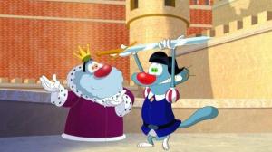 Кадры из фильма Невероятные приключения кота / Oggy et les cafards (2013)