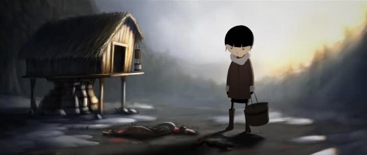 Кадр из фильма Девочка и лис / The Girl and the Fox (2012)