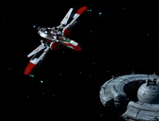 Кадр из фильма ЛЕГО Звездные войны: Месть детальки / Lego Star Wars: Revenge of the Brick (2005)