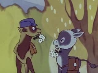 Кадр из фильма Как верблюжонок и ослик в школу ходили (1975)