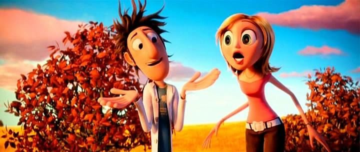 Кадр из фильма Облачно, возможны осадки в виде фрикаделек / Cloudy with a Chance of Meatballs (2009)