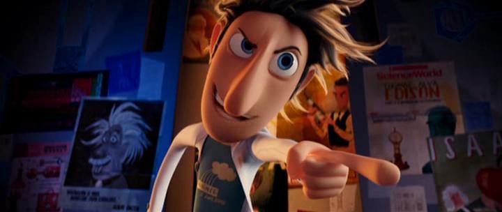 Кадр из фильма Облачно, возможны осадки в виде фрикаделек / Cloudy with a Chance of Meatballs (2009)