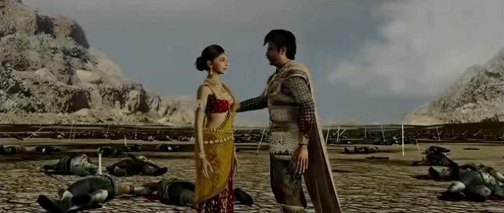 Кадр из фильма Кочадайян - легенда / Kochadaiiyaan (2014)