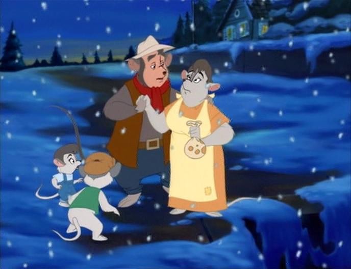 Кадр из фильма Ночь перед Рождеством: Мышиные истории / The Night Before Christmas: A Mouse Tale (2002)