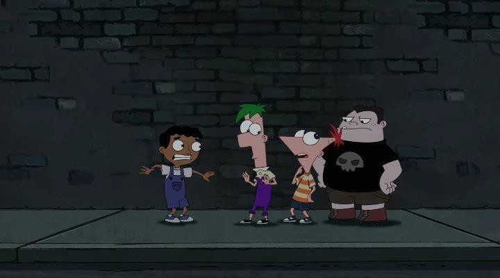 Кадр из фильма Финес и Ферб: Ночь живых аптекарей / Phineas and Ferb: Night of The Living Pharmacists (2014)