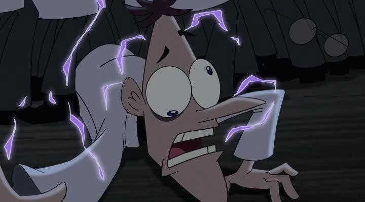 Кадр из фильма Финес и Ферб: Ночь живых аптекарей / Phineas and Ferb: Night of The Living Pharmacists (2014)