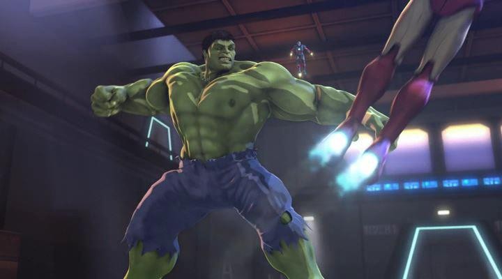 Кадр из фильма Железный человек и Капитан Америка: Союз героев / Iron Man and Captain America: Heroes United (2014)