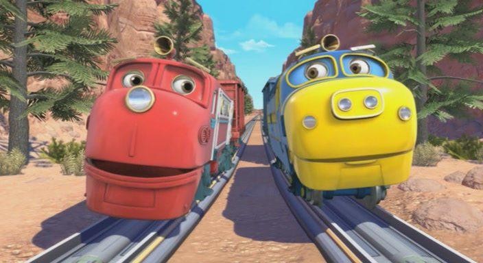 Кадр из фильма Чаггингтон: Веселые паровозики / Chuggington (2008)