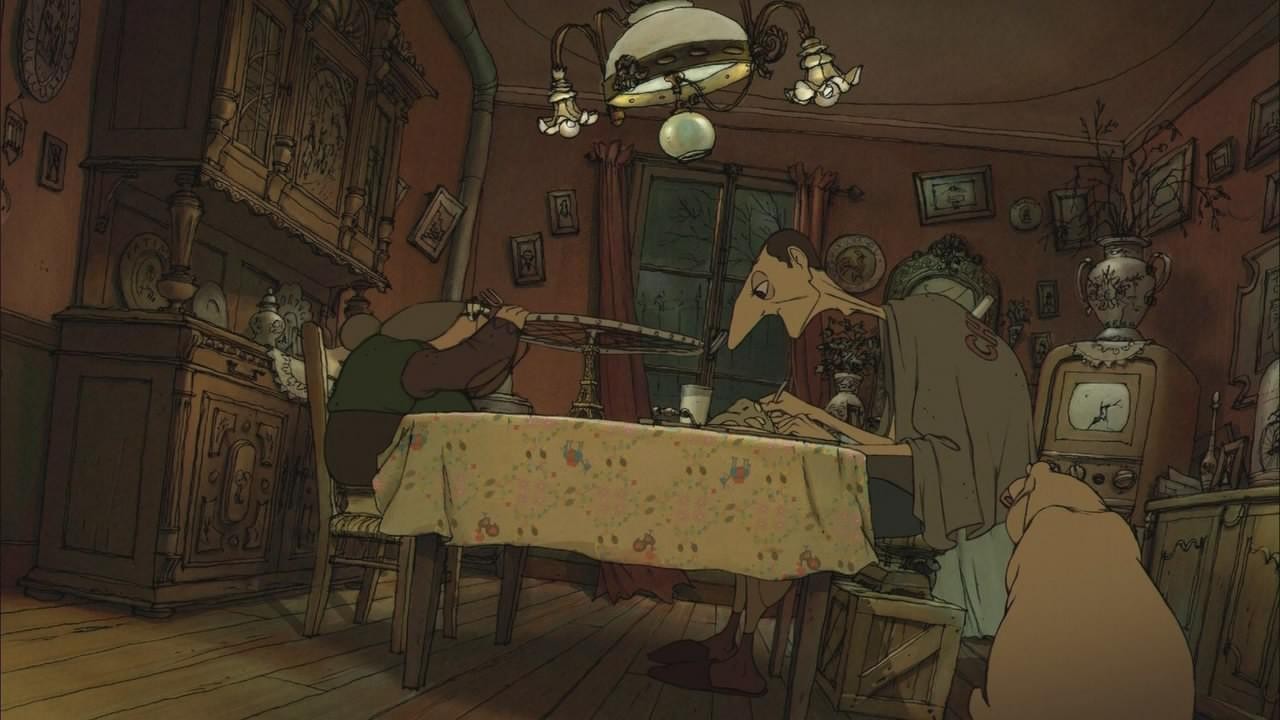 Кадр из фильма Трио из Бельвилля / Les triplettes de Belleville (2003)