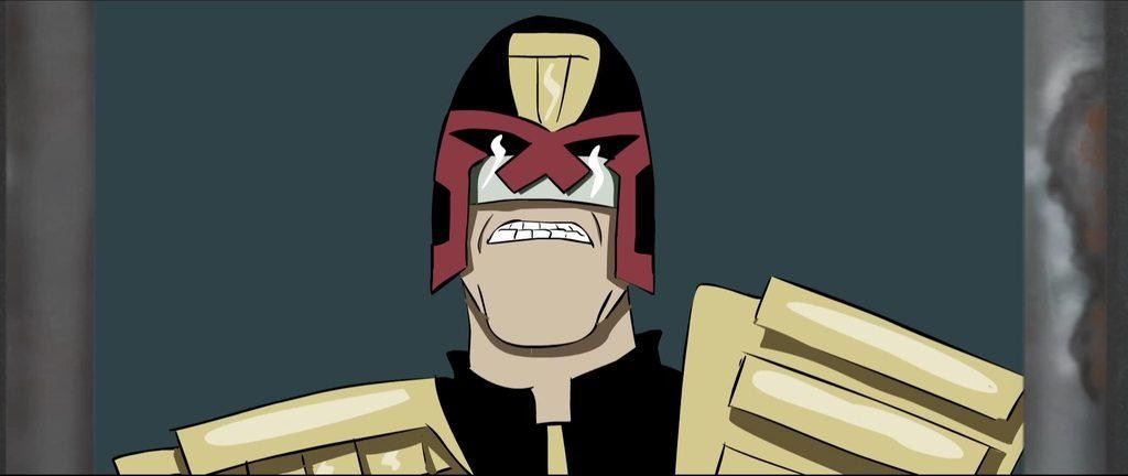 Кадр из фильма Судья Дредд: Суперзлодей / Judge Dredd: Superfiend (2014)