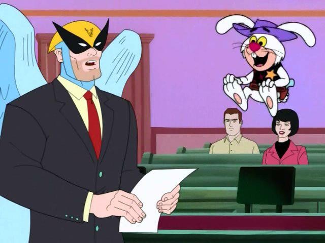 Кадр из фильма Харви Бердмэн, адвокат / Harvey Birdman, Attorney at Law (2000)