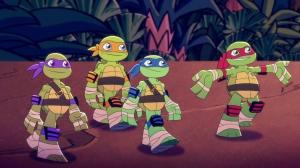 Кадры из фильма Маленькие герои-черепашки: Взрыв из Прошлого / Teenage Mutant Ninja Turtles - Half-Shell Heroes: Blast to the Past (2015)