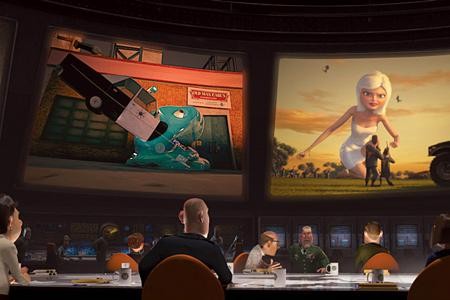 Кадр из фильма Монстры против пришельцев / Monsters vs. Aliens (2009)