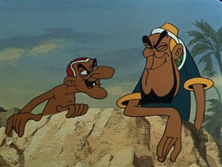 Кадр из фильма Астерикс и Клеопатра / Asterix et Cleopatre (1968)