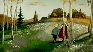 Кадры из фильма Гуси-лебеди (1949)