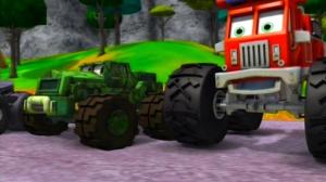 Кадры из фильма Метеор и крутые тачки / Bigfoot Presents: Meteor and the Mighty Monster Trucks (2006)