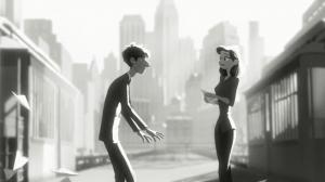 Кадры из фильма Бумажный роман / Paperman (2012)