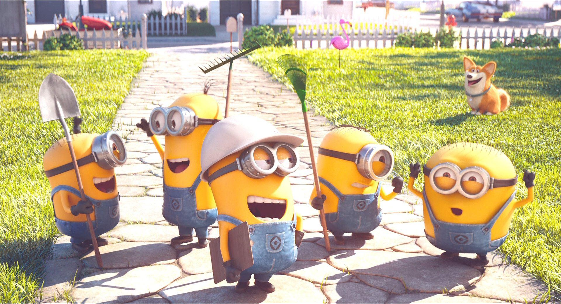 Кадр из фильма Миньоны против газона / Mower Minions (2016)