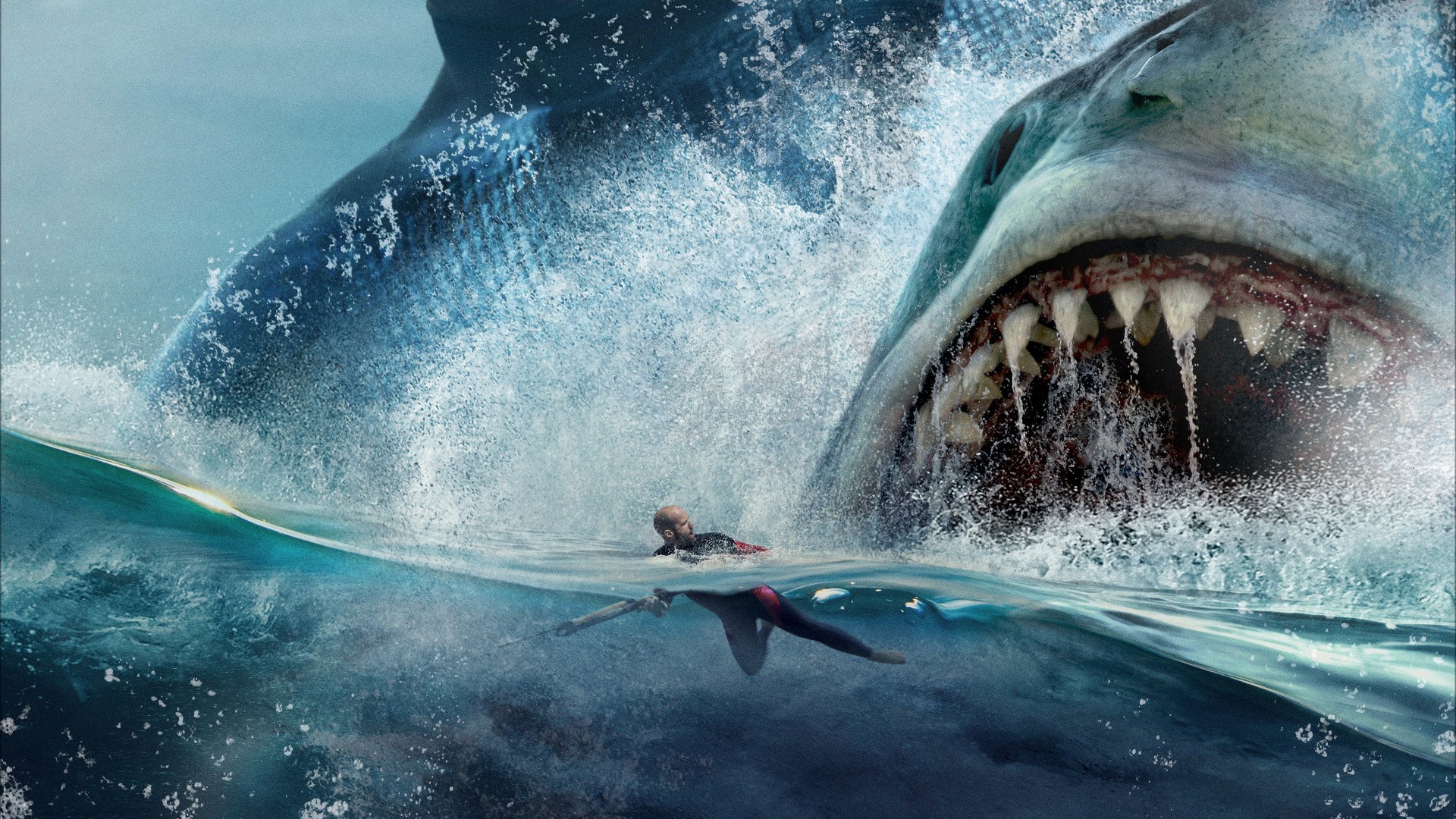 Кадр из фильма Мег: Монстр глубины / The Meg (2018)