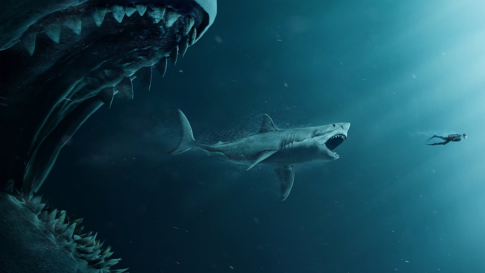 Кадр из фильма Мег: Монстр глубины / The Meg (2018)